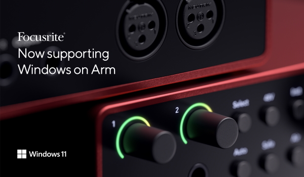 Focusrite Windows Arm EN