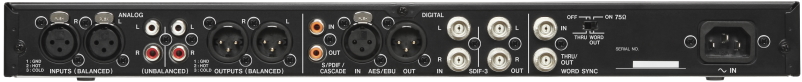 DA-3000SD rear view