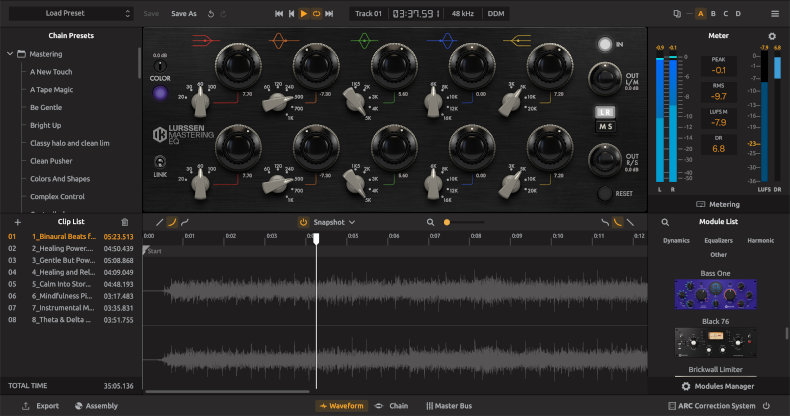 IK multimedia lurssen mastering eq small