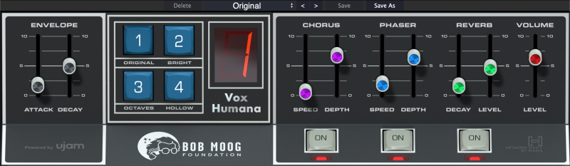 UJAM Vox Humana GUI