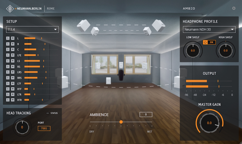 Neumann RIME Roomview Screenshot