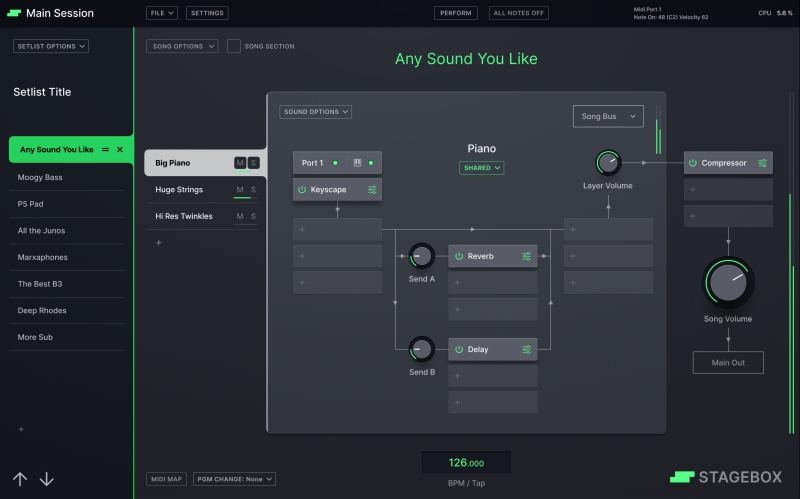 Tracktion StageBox