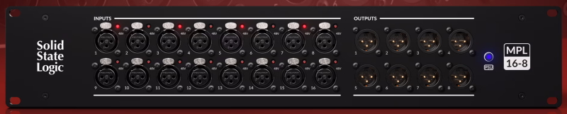 SSL MPL 16 8 Stagebox