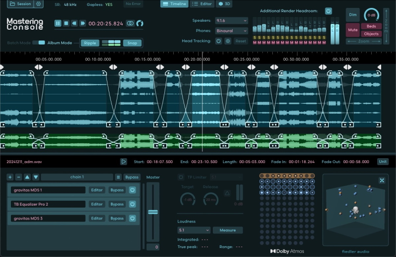 FiedlerAudio MasteringConsole2 0 screenshot