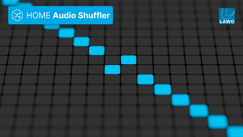 HOME Audio Shuffler Graphic Icon