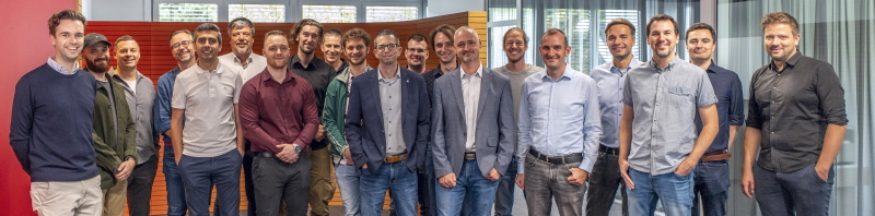 Riedel hi team at Riedel HQ