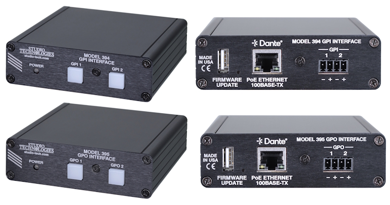 Studio Technologies Model394GPI Model395GPO