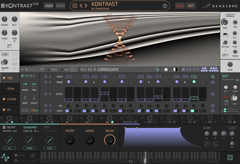 Tracktion Kontrast GUI small