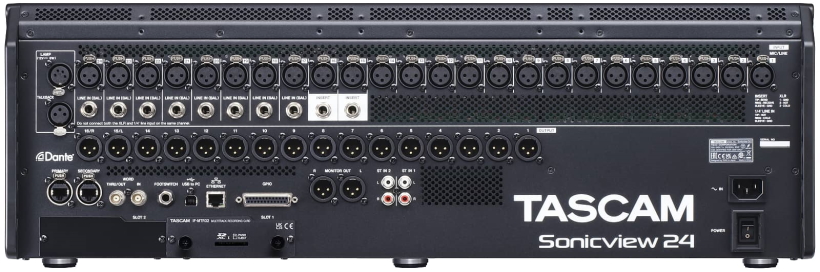 Tascam sonicview24 rear small