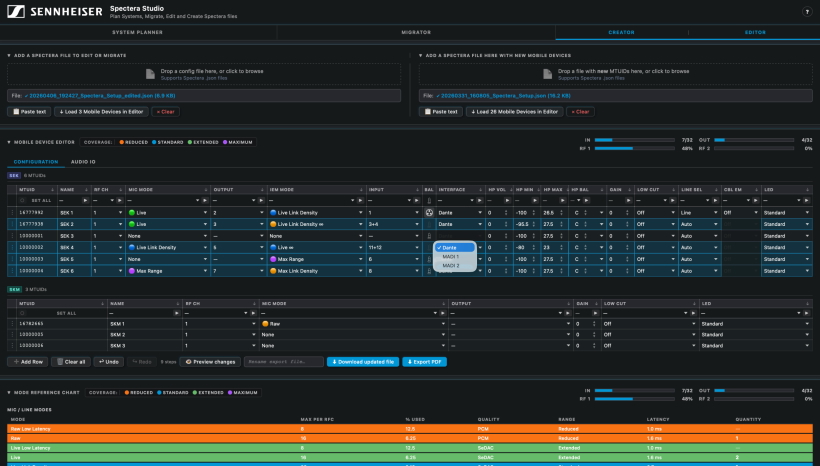 Sennheiser SpecteraStudio small