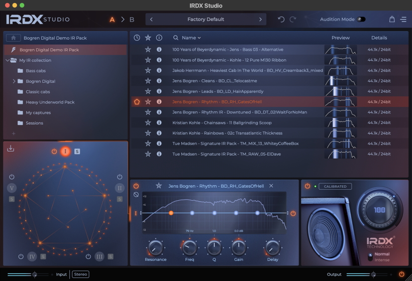 BogrenDigital IRDX Studio UI