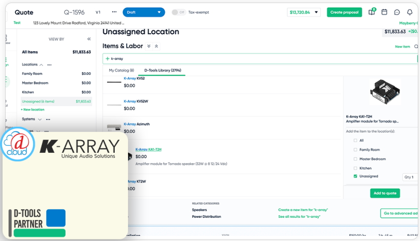 K Array DTOOLS