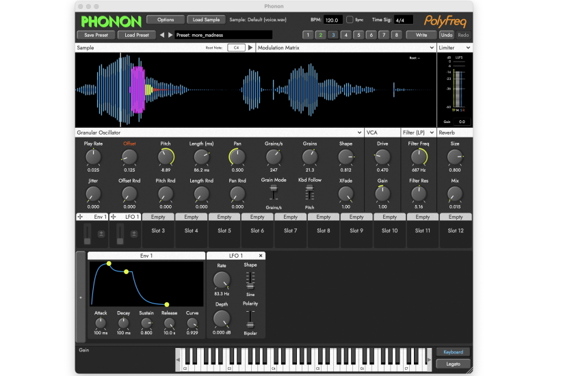 PolyFreq Phonon