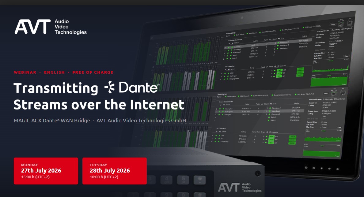 AVT Webinar MAGIC ACX DANTE WA Bridge