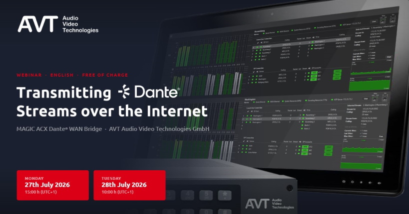 AVT Webinar MAGIC ACX DANTE WA Bridge