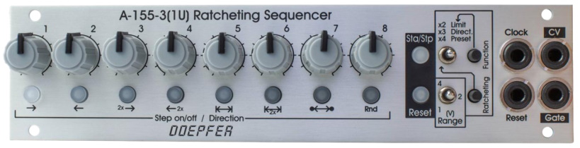 Doepfer A 155 3 1U Mini Analog Sequencer