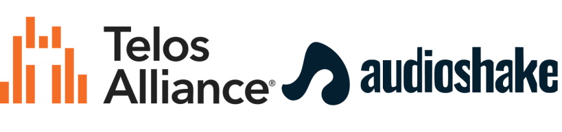 TelosAlliance audioshake logos