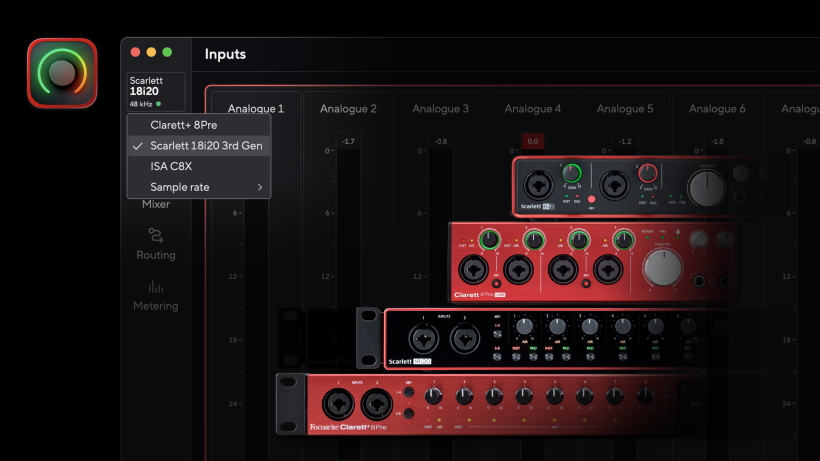 Focusrite FC2 New Interfaces
