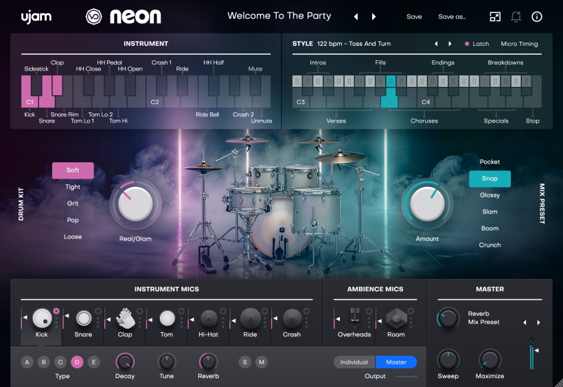 UJAM VirtualDrummer NEON