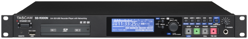 TASCAM SS R300N front small
