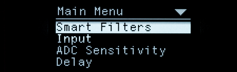 EveAudio EXO25 display settings