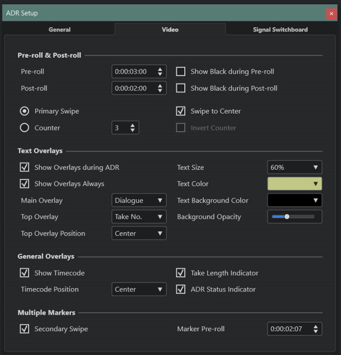 Steinberg Nuendo15 ADR Setup
