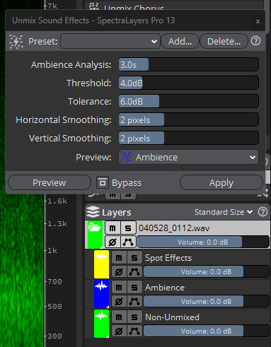 modul unmix sndeffects