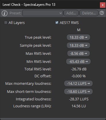 module levelcheck