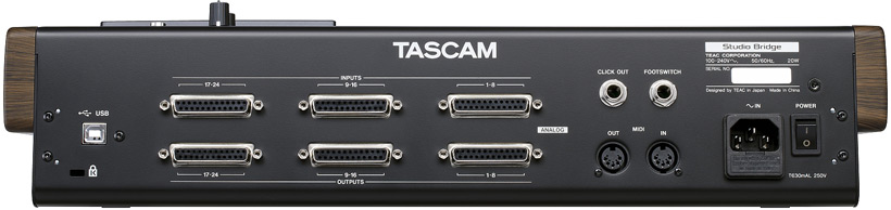 03 TascamStudioBridge Rear
