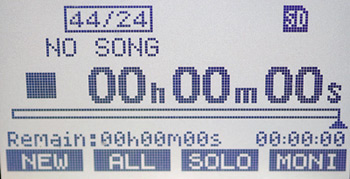 05 TascamStudioBridge Shift Hauptmenu2