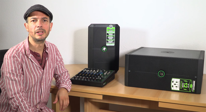 mackie portable pa